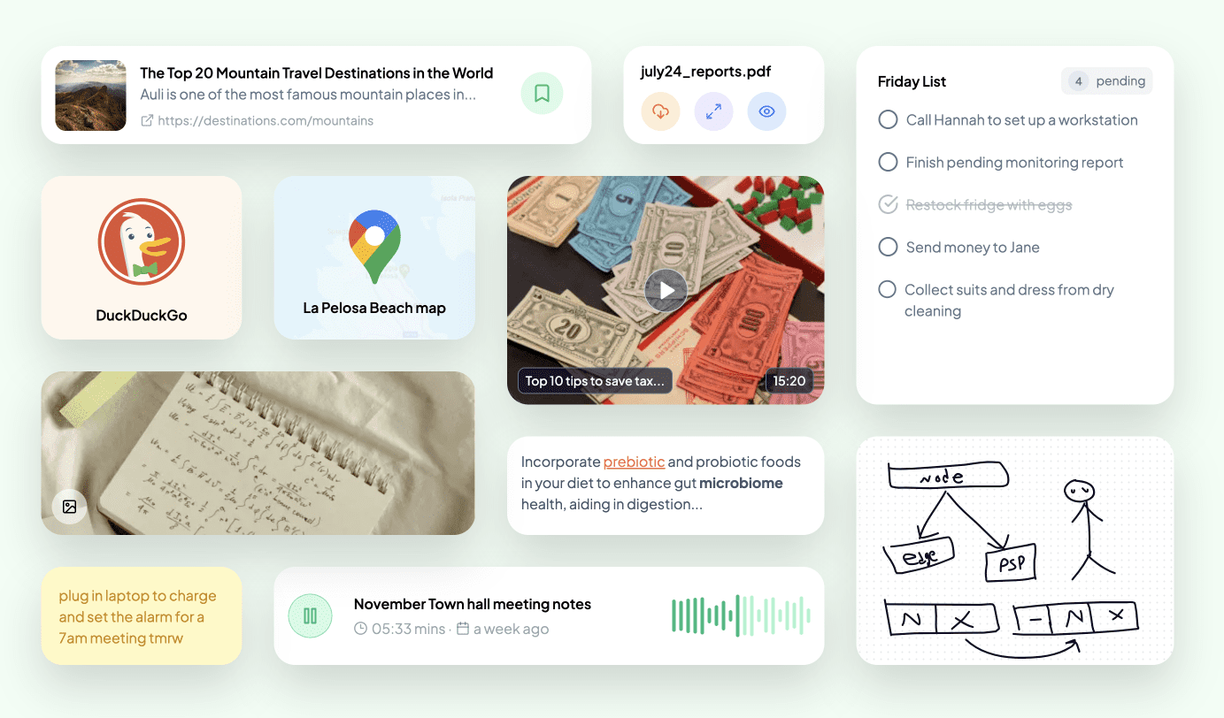 hand written note image